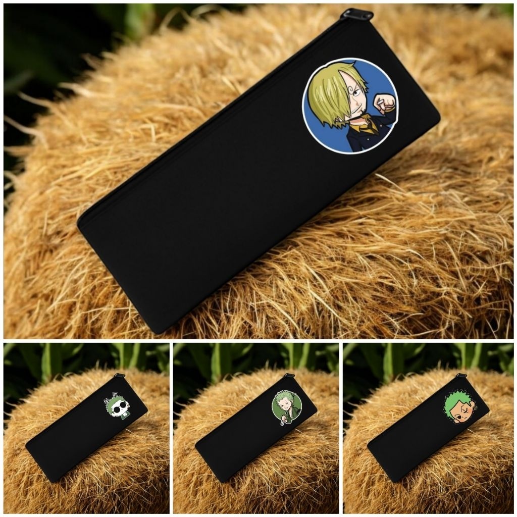 Abdulahbag - One Piece Zoro Sanji Cool Anime Pencil Case กระเป๋าเครื่องเขียน
