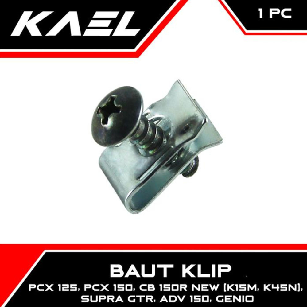 1 PC Honda Yamaha PCX 125 150 & CB 150R New Clip Bolts (K15M & K45N) & Supra GTR & ADV & Genio Body 