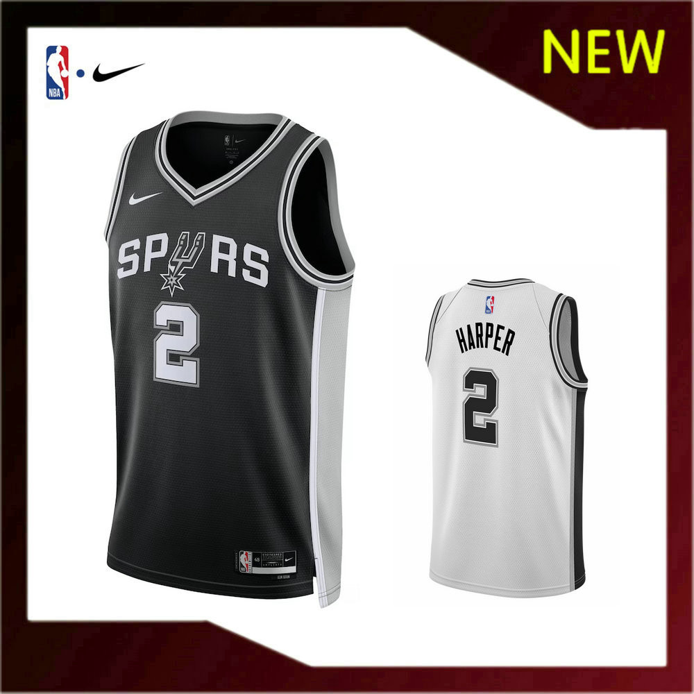 เสื้อบาสเก็ตบอลรุ่นใหม่อัดความร้อน 2# Dylan Harper Jersey