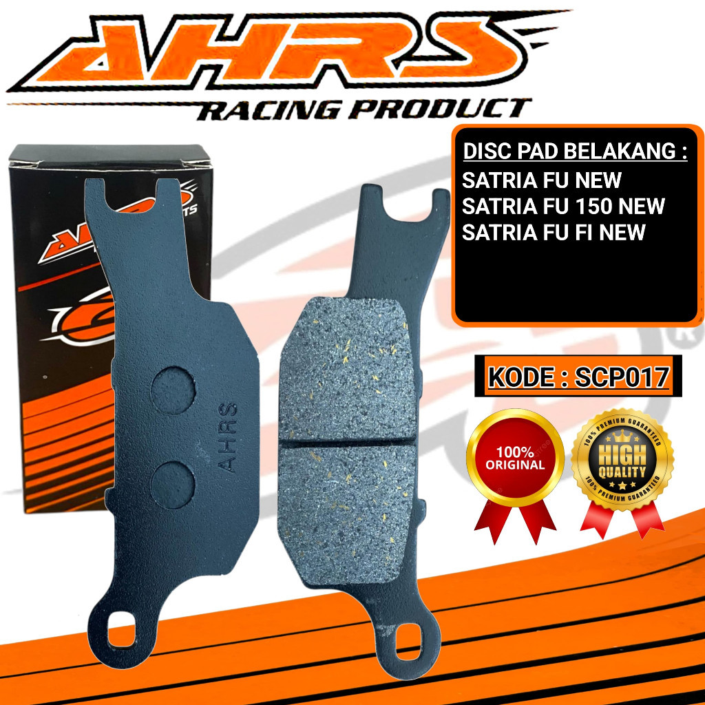 DISPAD BRAKE PAD REAR DISC BRAKE PAD SATRIA FU ใหม่ SATRIA FU 150 FI INJECTION AHRS RACING