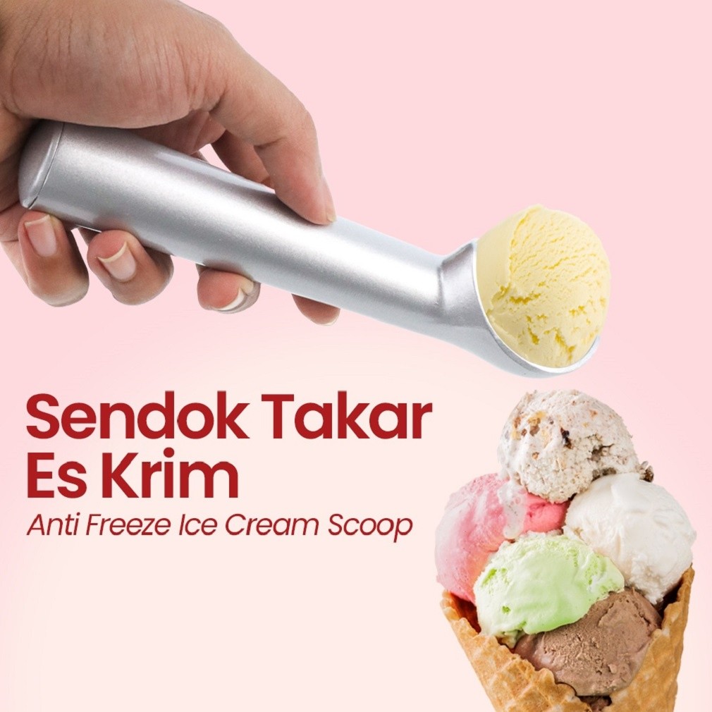 ICE CREAM SPOON, SUGAR, COFFEE, ANTI-FREEZE ICE CREAM SCOOP