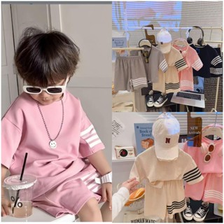 ชุดเซ็ทเด็ก เซทเสือ+กางเกงขาสัน ชุดเด็กผู้ชายหล่อๆ ใส่ได้ทั้…