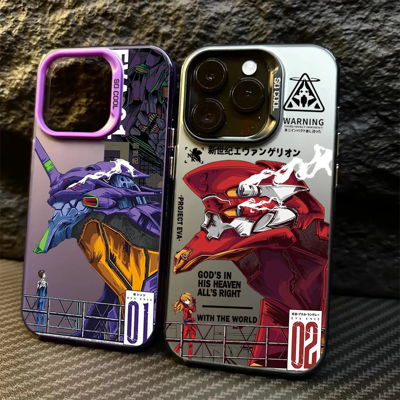 อะนิเมะ Neon Genesis Evangelion Ikari Shinji Fighter เคสโทรศัพท์สําหรับ Samsung Galaxy A56 A55 5G A17 A26 A36 A07 S24 FE S25 Edge Ultra Plus โทรศัพท์มือถือกรณี Hard อะคริลิคเกราะ