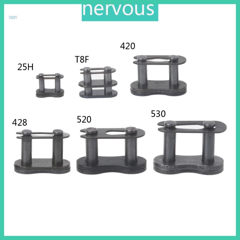 NERV โซ่รถจักรยานยนต์ Master Buckle Ring Link 25H T8F 420 428 520 530 Connector