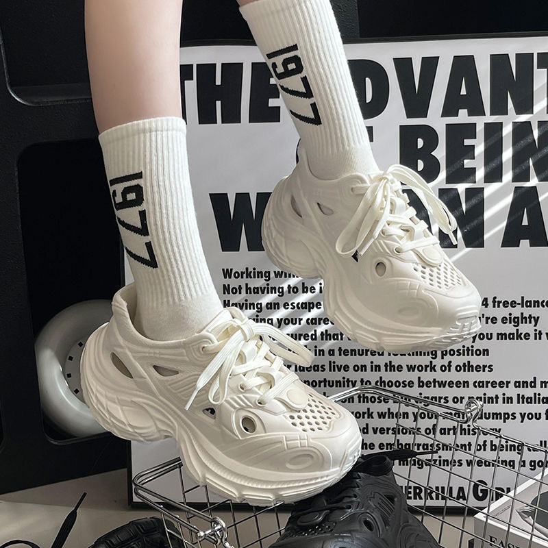 ในสต็อก POSE Leisure Stream Tracing Beach EVA Water Dad Shoes