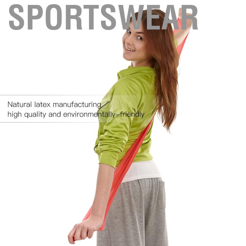 Sportswear ร้านขายกีฬา+-th Gedourain Natural Latex Resistance Band เหมาะสำหรับการต่อต้านการเล่นสเก็ต