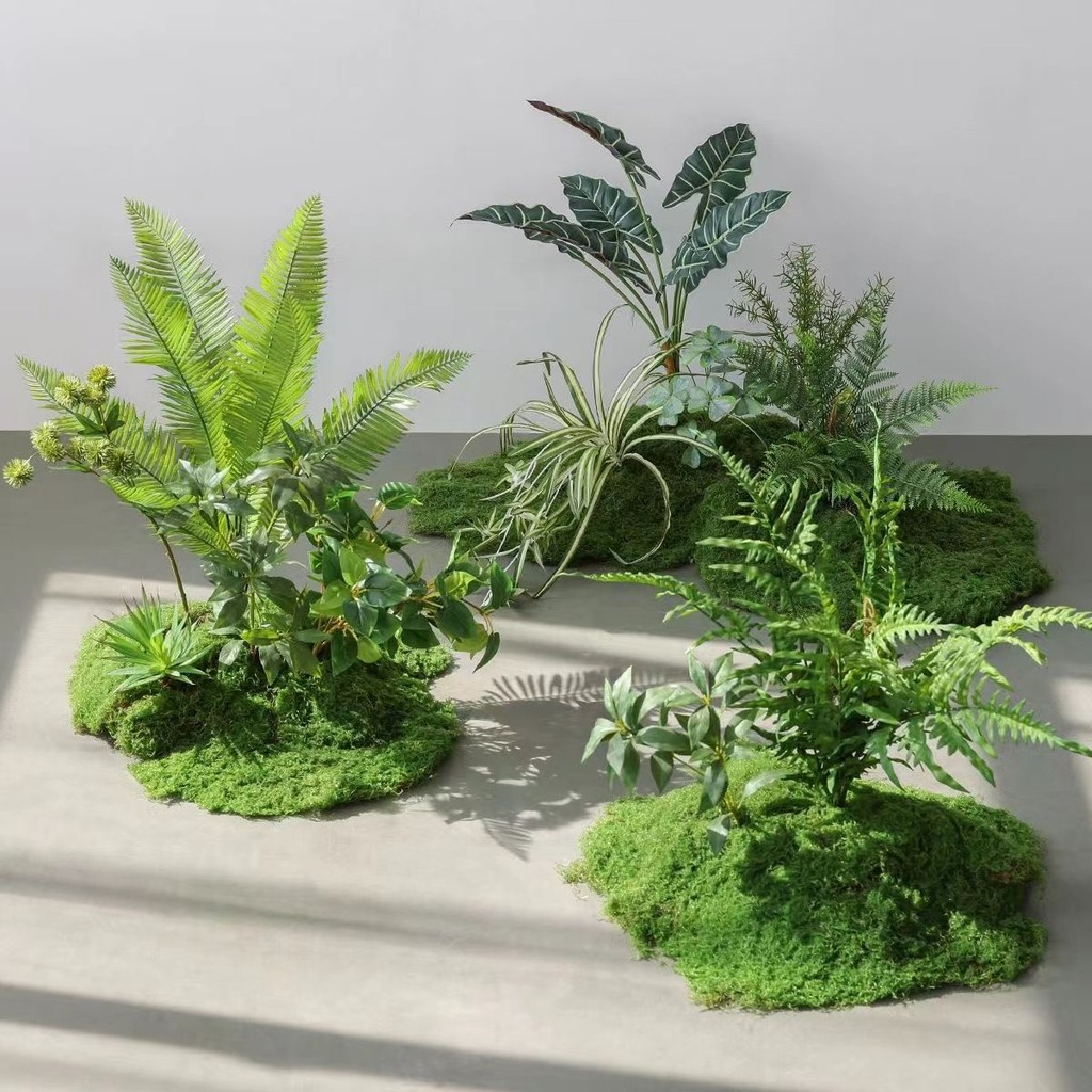 พืชประดิษฐ์กลางแจ้ง, Faux Greenery & ดอกไม้ปลอมพลาสติก Bushes ใบก้าน UV ทนสําหรับในร่มนอก Porch Garden Patio ด้านหน้า Porch หน้าต่างกล่อง Shop งานแต่งงาน Deco