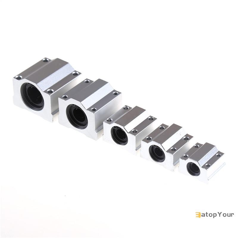 EatopYour] SC8UU-SCS20UU 8-20mm Linear Motion Ball Bearing Machinery Slide Bushing ใหม่