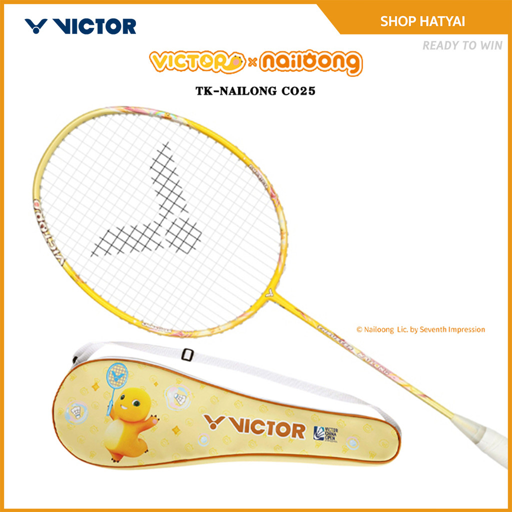 VICTOR COLLECTION NAILONG ไม้แบดมินตัน รุ่น TK-NAILONG แถม เอ็น VS-100 + ซองหนัง (โปรดอ่านรายละเอียด