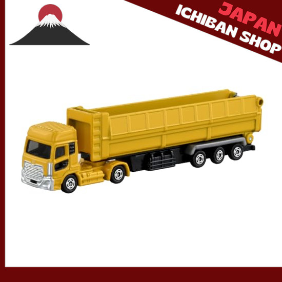 【จากประเทศญี่ปุ่น】 Tomy Tomica Long Type Tomica No.147 UD Trucks Quon Trailer Dump Mini Car Toy 3yrs