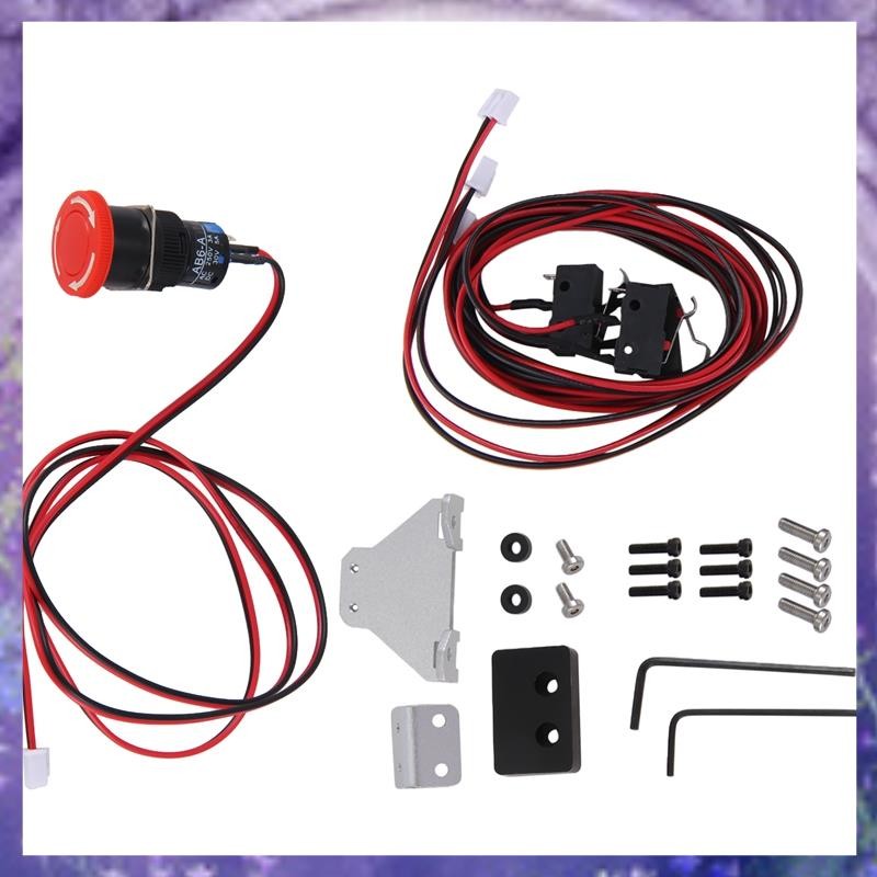 3018 Max เครื่องแกะสลัก Limit Switch และสวิตช์หยุดฉุกเฉินสําหรับ CNC Wood Router แกะสลักเครื่องมิลลิ