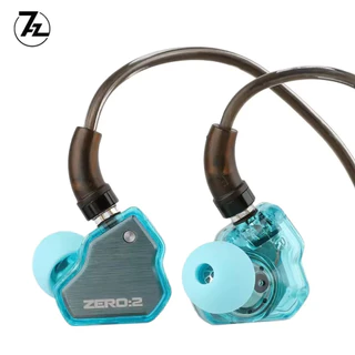 7Hz x Crinacle Zero 2 อัปเดต Headphones10mm Dynamic Driver IEM หูฟังแบบมีสายหูฟังสําหรับเล่นเกมพร้อมสาย OFC IEM สําหรับ Musician