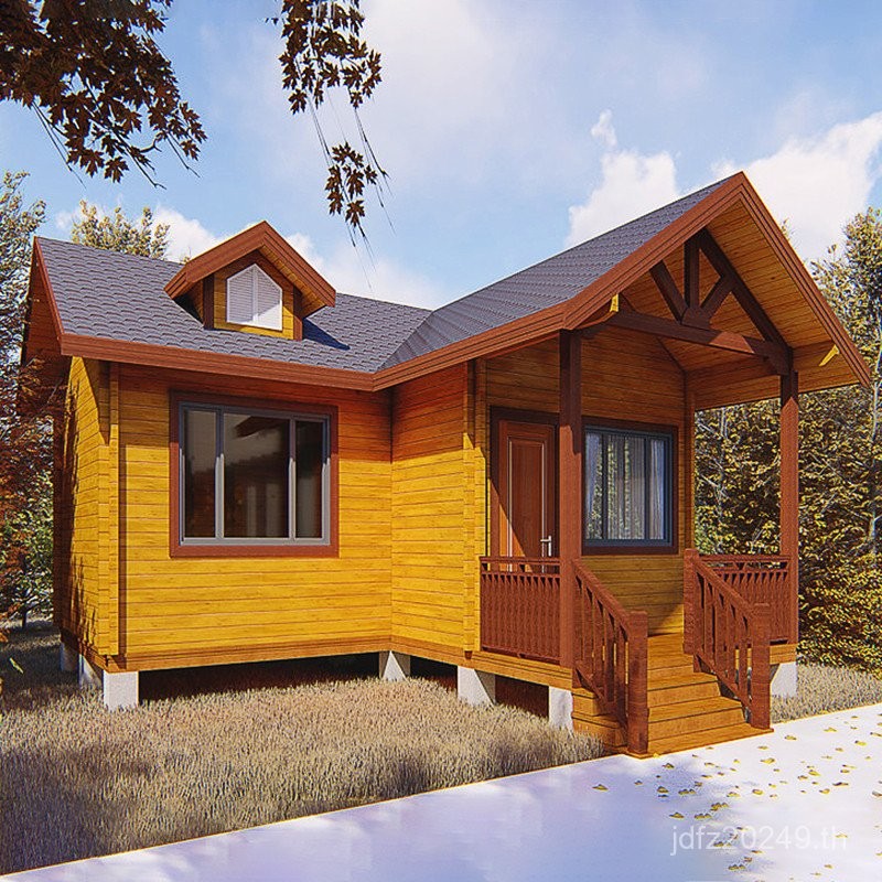 Dingnongjiale Mountain Village บ้านมือถือไม้สารกันบูด One Room One Room B & B ไม้เนื้อแข็ง ☍ห้องโดยส