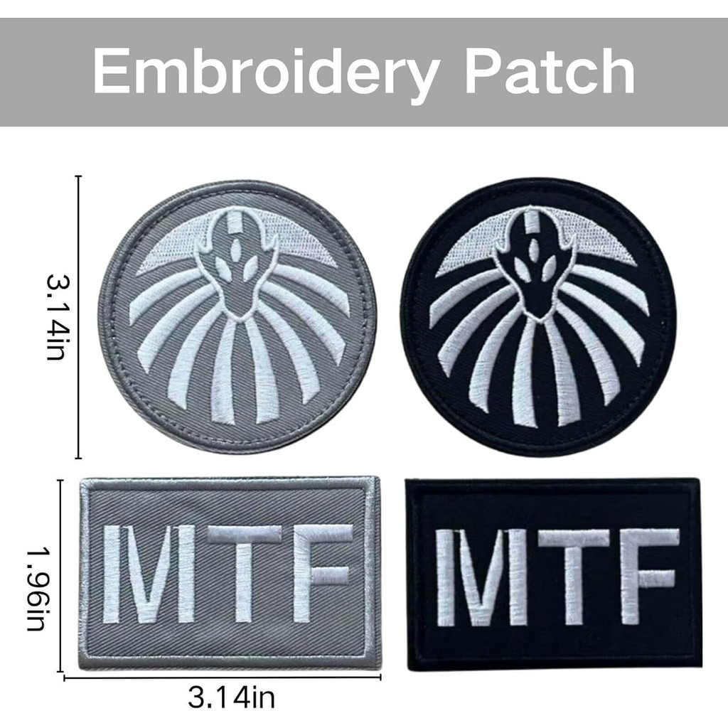 Nine-Tailed Fox MTF Patch,SCP พิเศษบรรจุ Procedures Foundation,ตลกยุทธวิธีปักแพทช์,Muraleทหารตะขอและ