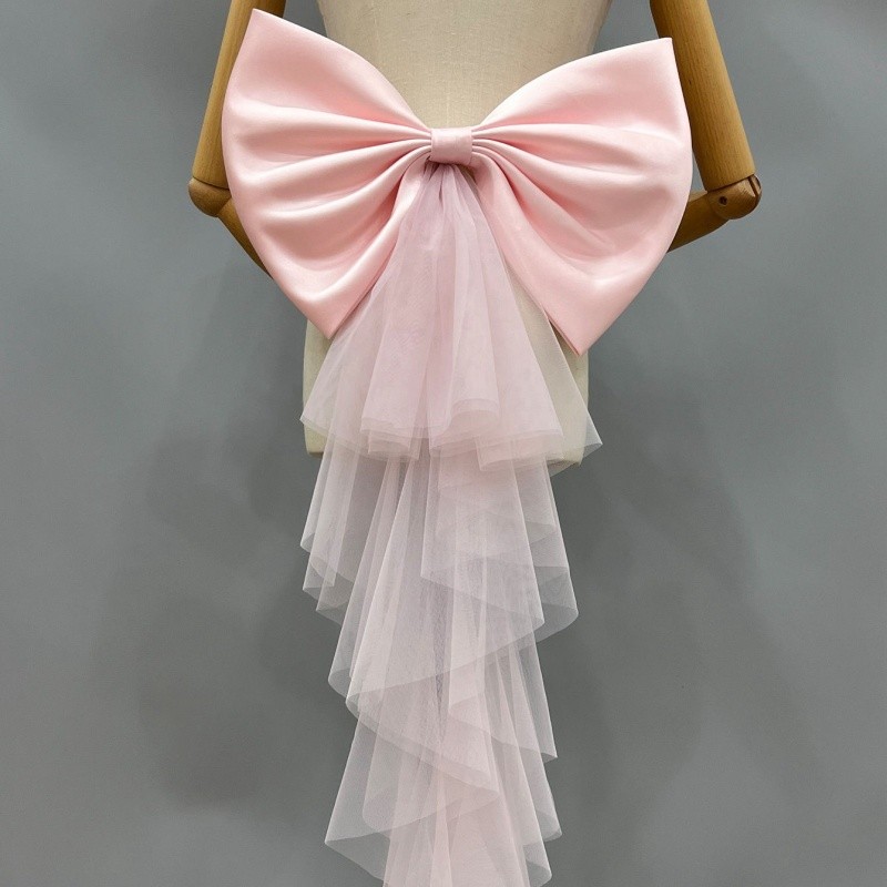 ที่ถอดออกได้จีบ bBridal Bow เครื่องประดับชุดแต่งงานของผู้หญิงในหลายสี