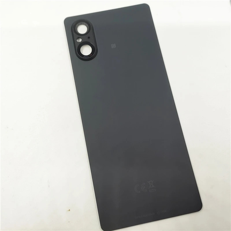 6.1 "สําหรับ Sony Xperia 5 V XQ-DE54 แก้วแบตเตอรี่ฝาหลังด้านหลังประตูกรณีชิ้นส่วนพร้อมเลนส์กล้อง &-*