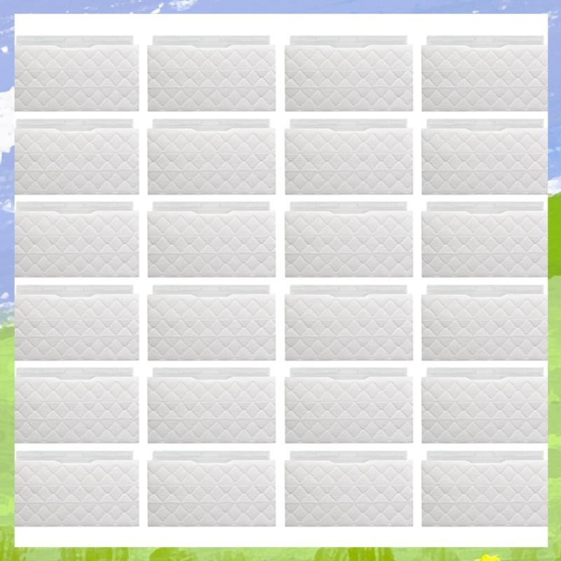 24 แพ็ค VACMOP เปลี่ยนแผ่นสําหรับ VM252 VM200 VM190 VM250 VM251 Vacumn Mop,แผ่นซับแบบใช้แล้วทิ้ง