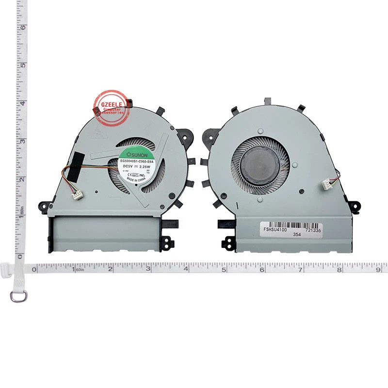 พัดลม Cpu แล็ปท็อปสําหรับ ASUS UX430 UX430U UX430UA UX430UQ UX430UN U4100 U4100UQ EG50040S1-C960-S9A