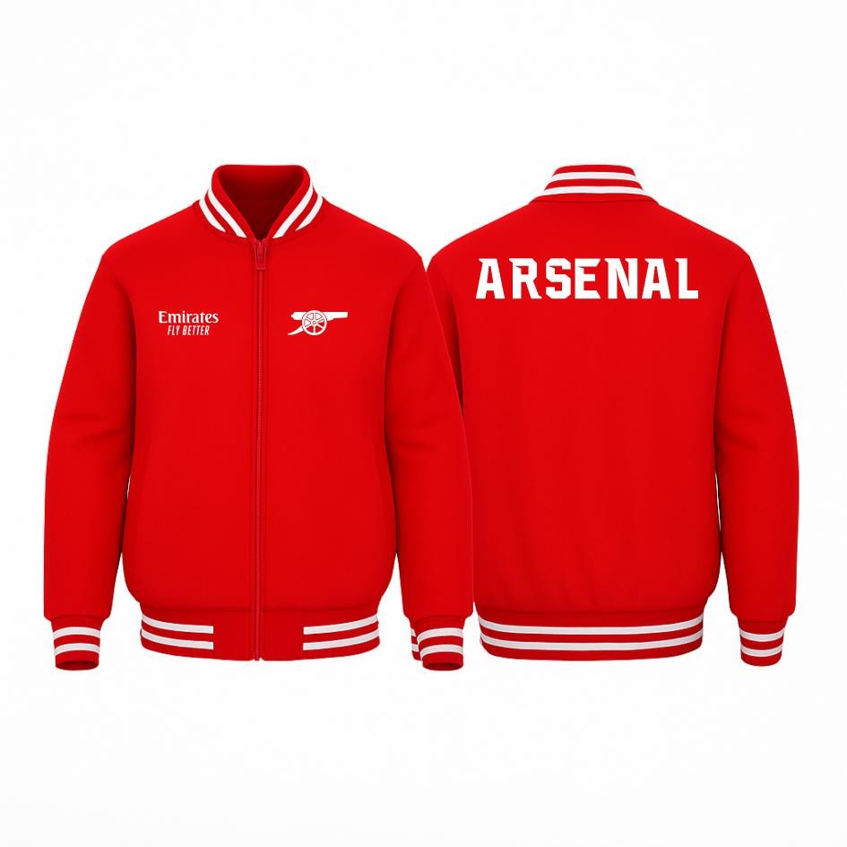 VARSITY ARSENAL - เสื้อแจ็คเก็ต VARSITY JERSEY SWETER JACKET ARSENAL HOME AWAY 3RD