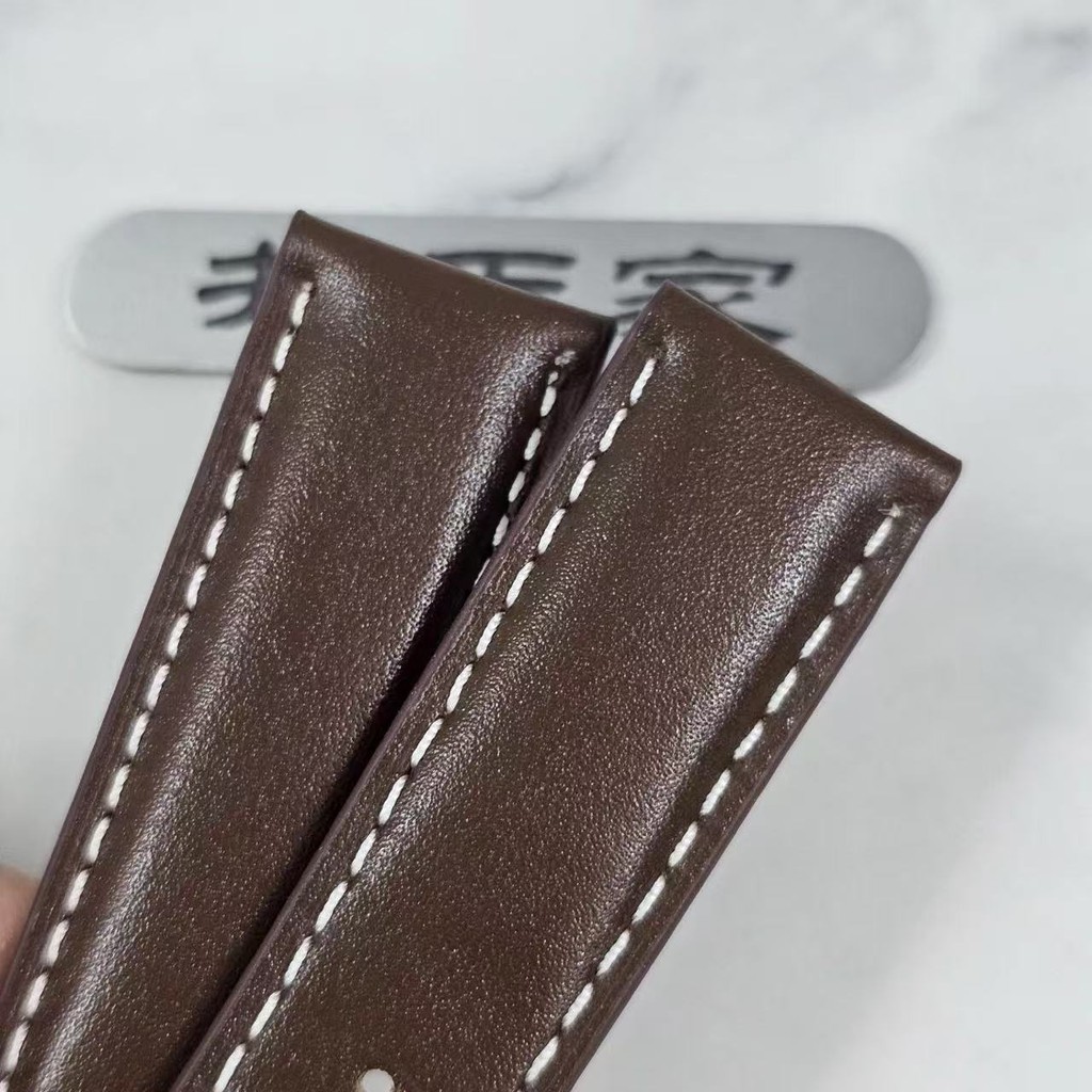 สายนาฬิกาหนังแท้สําหรับ Omega Seamaster 300/150, Speedmaster Moonwatch, De Ville, Heritage Series – 20mm 21mm 22mm – สายรัดทดแทนระดับพรีเมียม - รูปที่ 3