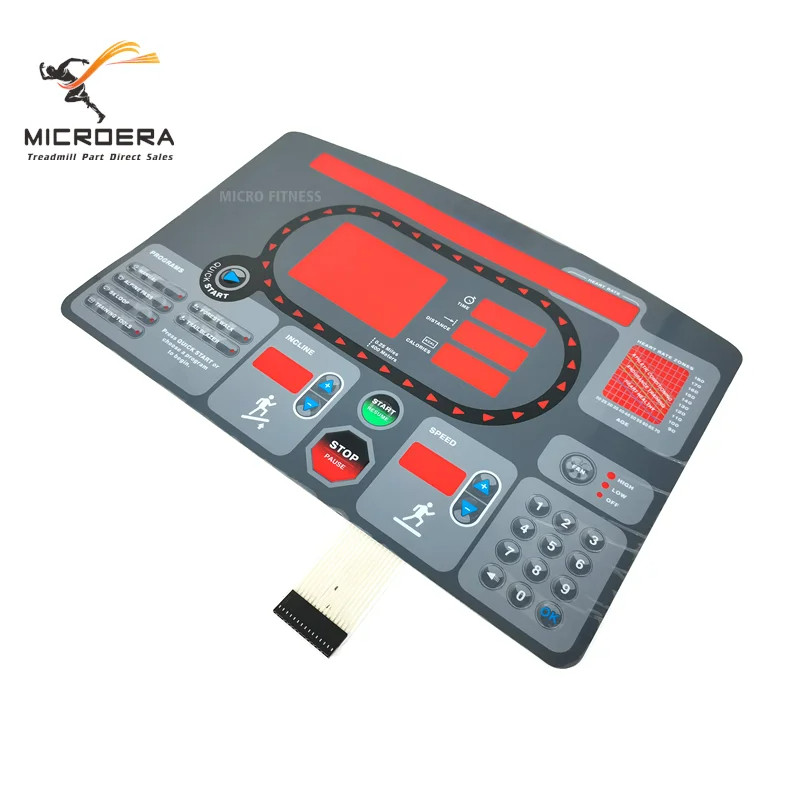 STAR TRAC 7532 7632 7600 แผงควบคุมปุ่มลู่วิ่ง สวิตช์ STAR T RAC Startrac แป้นพิมพ์ PCB ของปุ่มลู่วิ่