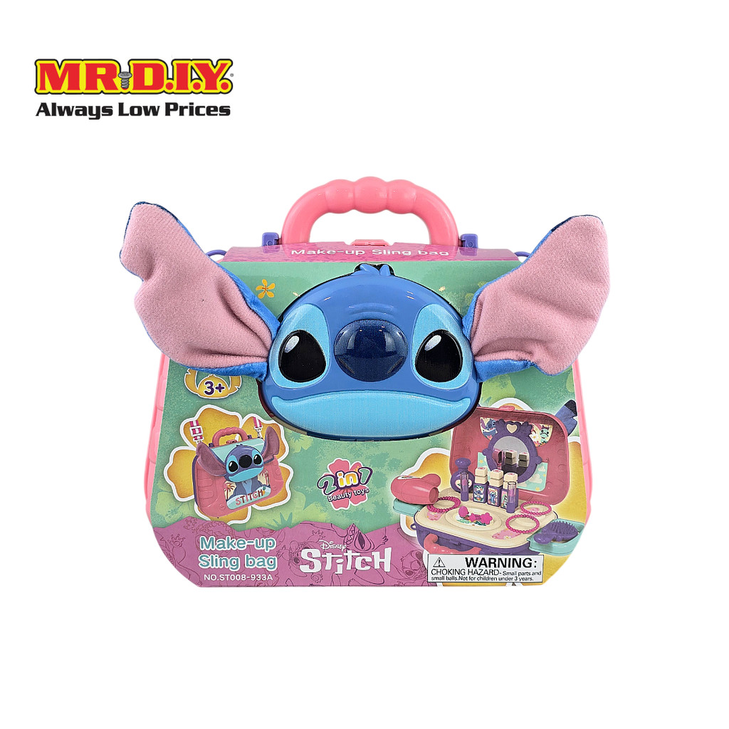 MR.D.I.Y ชุดของเล่นกระเป๋า Stitch เสริมสวยสำหรับเด็ก พร้อมอุปกรณ์แต่งตัว