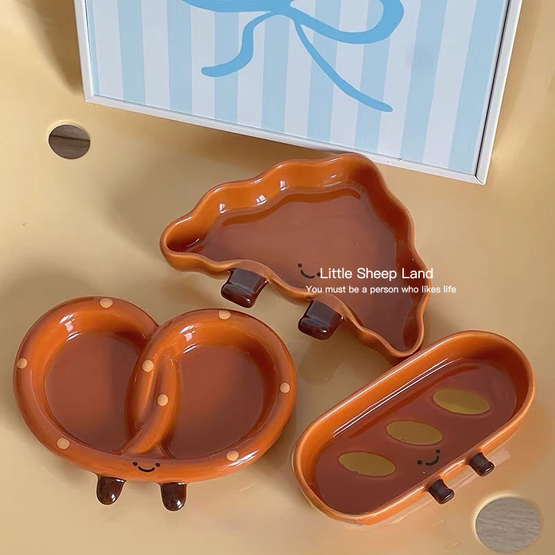 ถ้วยเล็ก ถ้วยน้ำจิ้ม เซรามิกส์ 【Bread Talk insรูปขนมปัง🍞น่ารัก】 Sauce cup