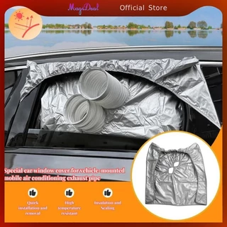 [MAGIDEAL] ท่อไอเสียเครื่องปรับอากาศรถยนต์ผ้าคลุมหน้าต่างฉนวนกันความร้อนสําหรับ Suvs