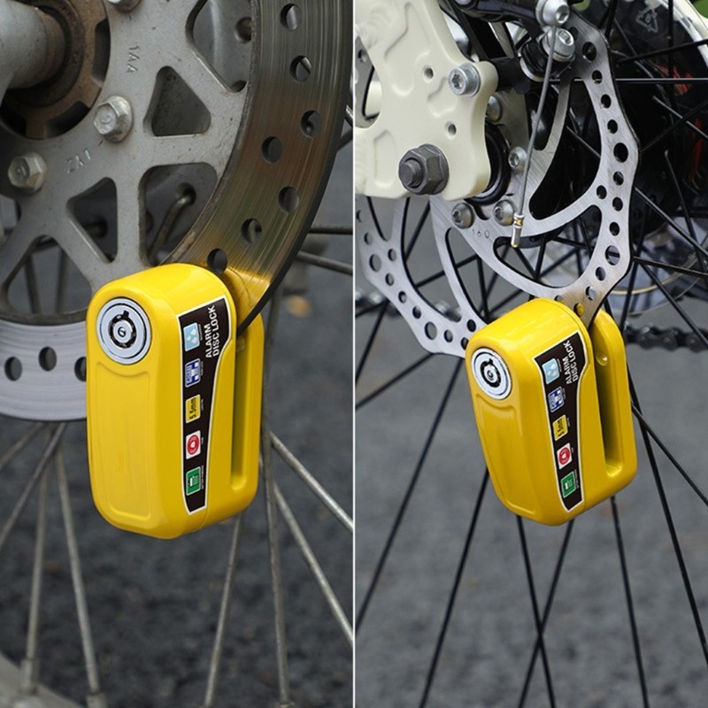 EDB * Anti Theft Bike Disc Lock Alarm สําหรับสกู๊ตเตอร์จักรยานเสือภูเขา 110dB Alarm