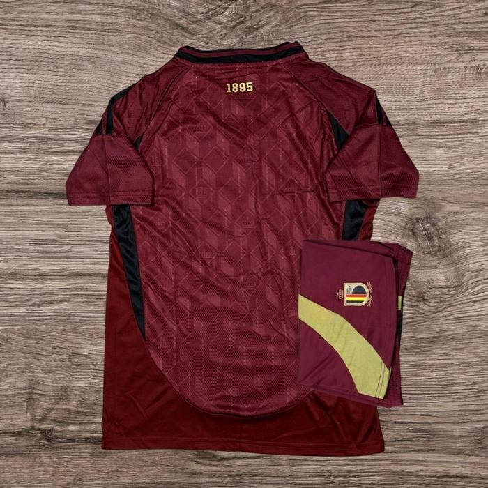 BELGIUM HOME EUROPEAN CUP 2024 FOOTBALL JERSEY SET คุณภาพดีที่สุด