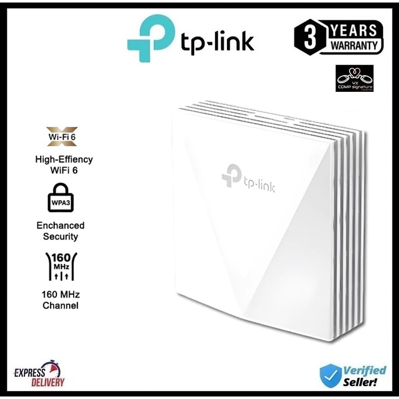 TP-LINK EAP650 WALL AX3000 WALL PLATE WIFI 6 ACCESS POINT EAP650