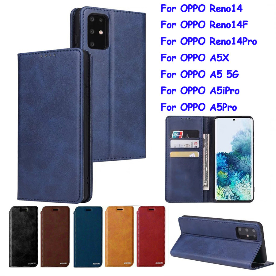 เคส OPPO Reno 14 5G เคส OPPO Reno14Pro Reno14F A5X A5iPro A5 5G A5Pro A3 4G A3X A3Pro เคส กระเป๋า ตั