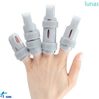เฝือกพยุงข้อต่อเล็บมือ LUNASOL กันกระแทกด้านใน เข็มขัดปรับแก…