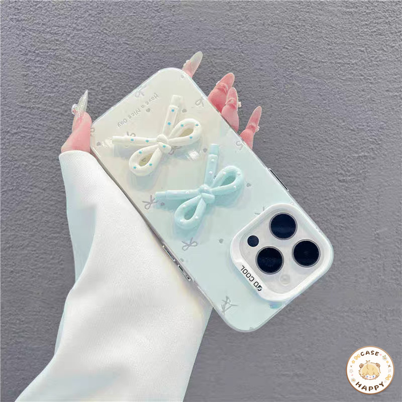 เคสไอโฟน 13 สำหรับ IPhone 15 16 14 11 12 Pro Max 15 7 8 16 Plus XS X XR Max SE 2020 ปกไล่ระดับสีน่ารักฝันหวานโบว์ ราคา ถูกที่สุด ดีลบีเคเค แกลเลอรีภาพที่ 4