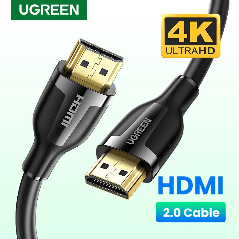 UGREEN สาย HDMI 4K 2.0 สายสําหรับทีวี PS4 Splitter กล่องสวิตช์สาย HDMI to HDMI 60Hz Video Audio Cabo สายไฟ HDMI 4K