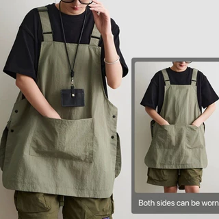 COD ผ้ากันเปื้อนแบบเสื้อกั๊ก กันน้ำ น้ำมัน ผ้ากันเปื้อนทำอาหารในครัว สำหรับครัว ร้านกาแฟ ตัดผม