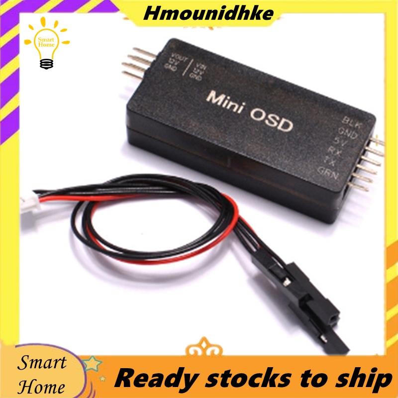Minim OSD บนจอแสดงผลหน้าจอ Mini OSD Rev. 1.1 OSD สําหรับ PX4 PIX 2.4.8 2.4.7