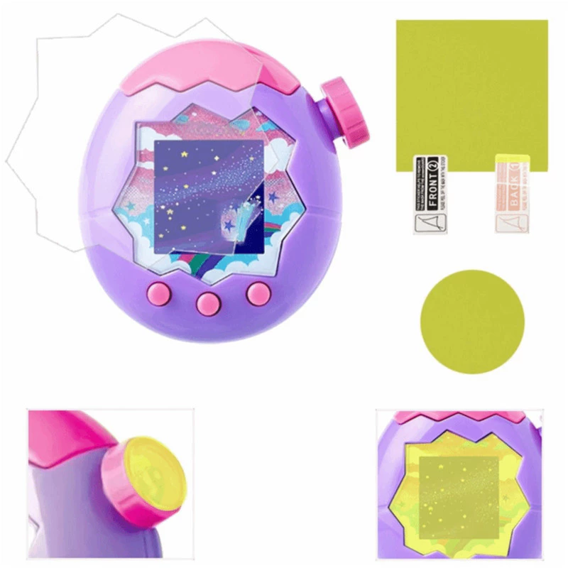 HD Anti-scratch แผงฝาครอบป้องกันสําหรับ Tamagotchi Paradise สัตว์เลี้ยงอิเล็กทรอนิกส์ของเล่นเกม TPU หน้าจอสีเหลืองป้องกันฟิล์มนุ่มเต็มรูปแบบอุปกรณ์เสริมเกม
