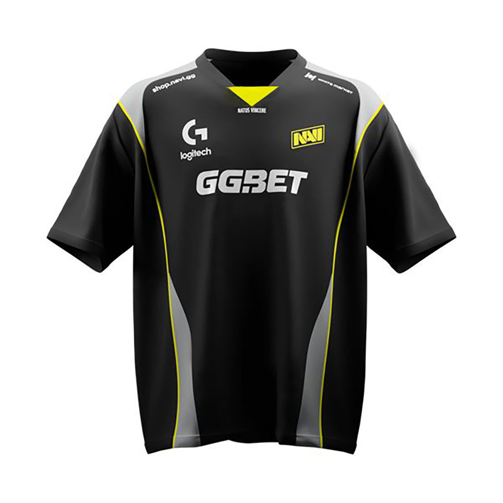 Navi 2025 E-Sports Team Uniform สวมใส่ฝึกซ้อมสำหรับ CSGO2 League มีลายเซ็น S1mple และ Aleksib