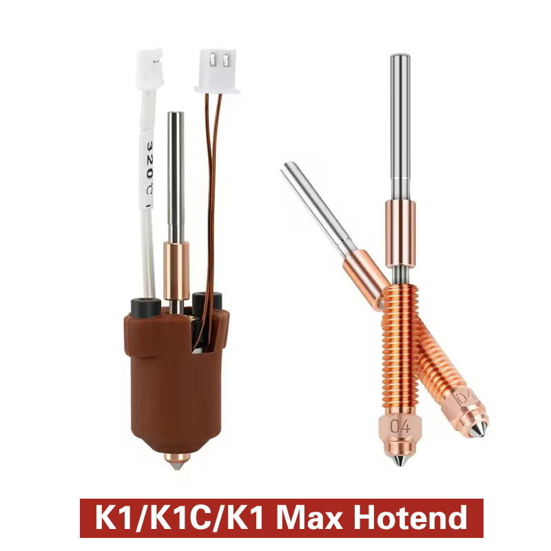 For Creality K1C Heating Block K1c Hotend Upgrade Heatsink Quick swap Nozzle Kit for Creality K1 Hot