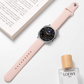 No Gaps สายซิลิโคนสําหรับ Samsung Galaxy Watch8 40 มม. 40 44 มม.สร้อยข้อมือกีฬา Galaxy watch 8 Classic 46 46 มม.สายรัดข้อมือ