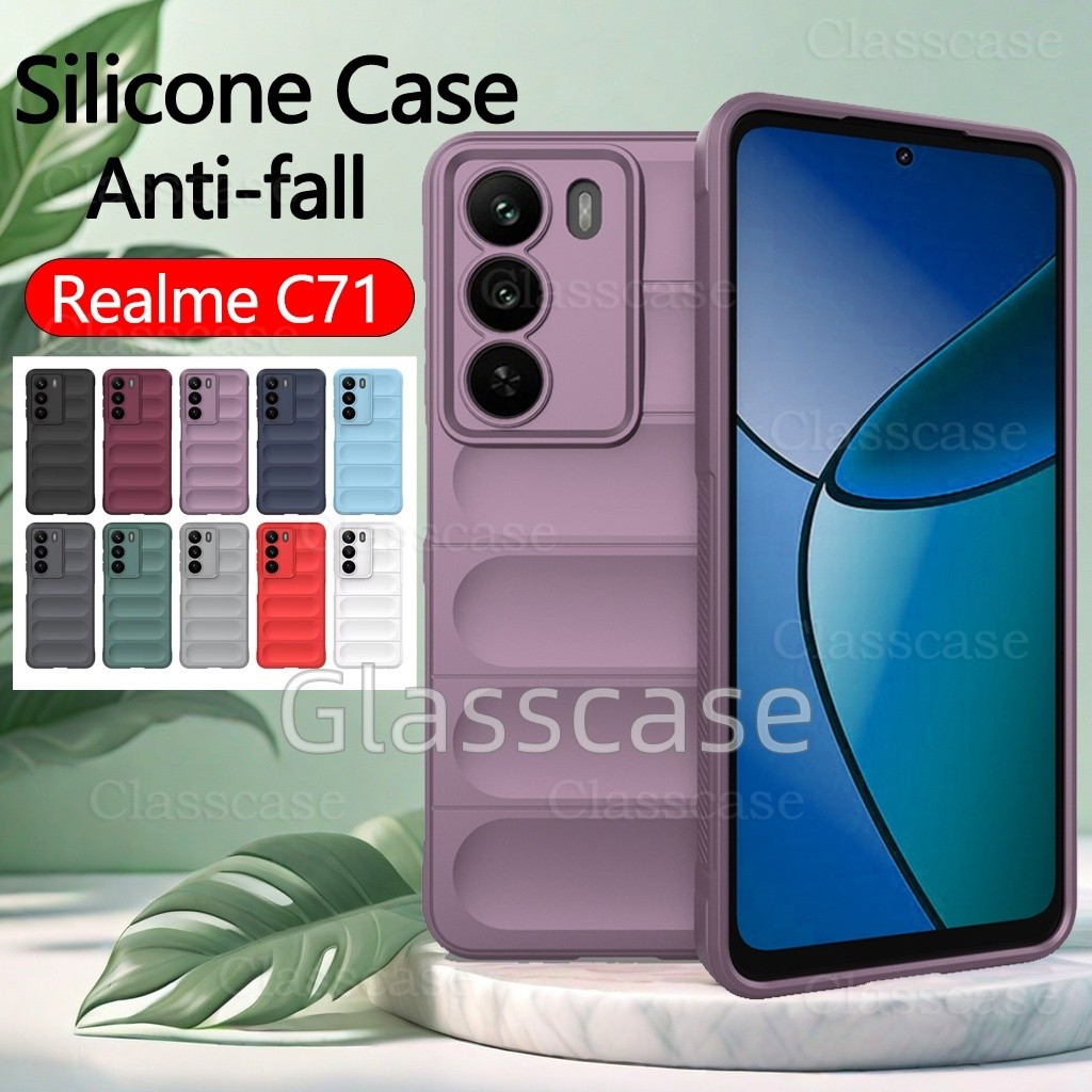 Realme C71 2025 สําหรับ Realme C71 C73 C 71 C 73 RealmeC71 RealmeC73 แฟชั่นซิลิโคนเคสโทรศัพท์ป้องกัน