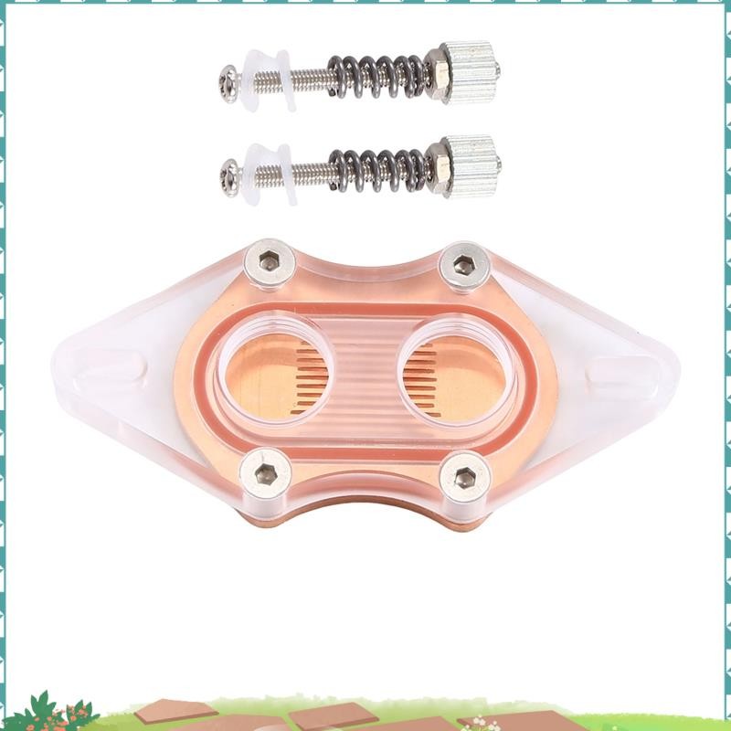 Uejfrdkuwg CPU Water Cooling Block Cooler อะคริลิคโปร่งใส South Bridge Northbridge Block สําหรับคอมพ