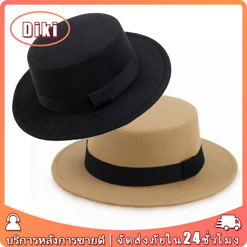 หมวกทรงเค้กผ้า สไตล์สปานามา มายากล ปีกกว้าง สำหรับงานแสดง
