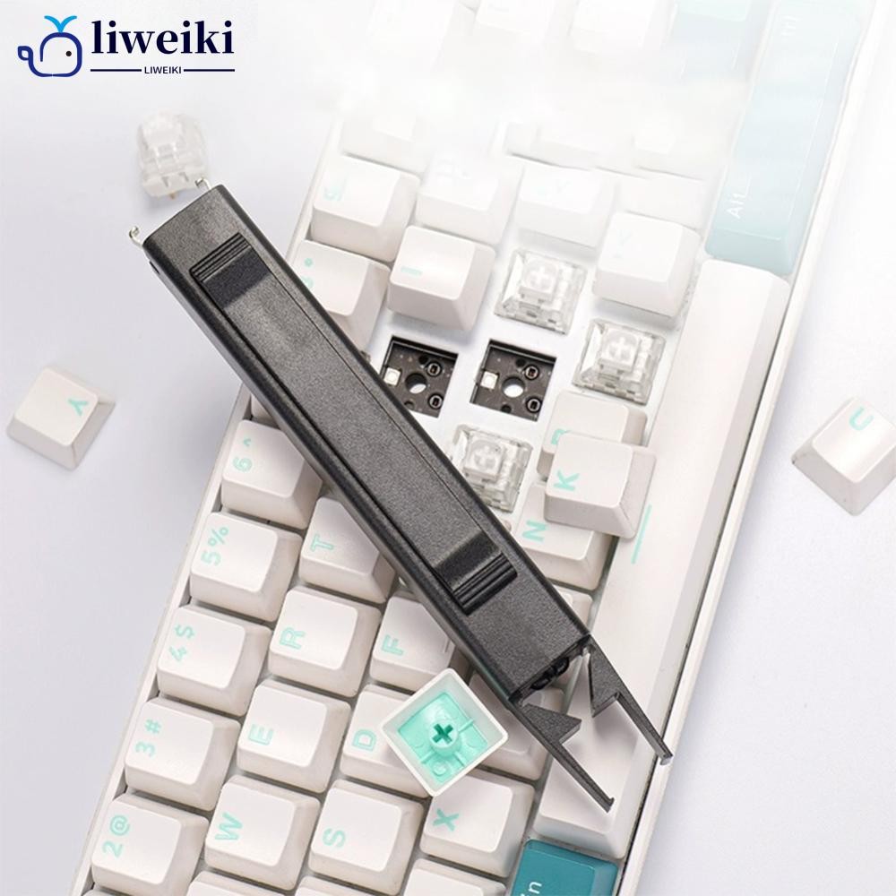 LIWEKI 2 in 1 คีย์บอร์ด Keycap Puller Switch Puller สําหรับคีย์บอร์ดเกมสวิตช์คอมพิวเตอร์ทําความสะอาด