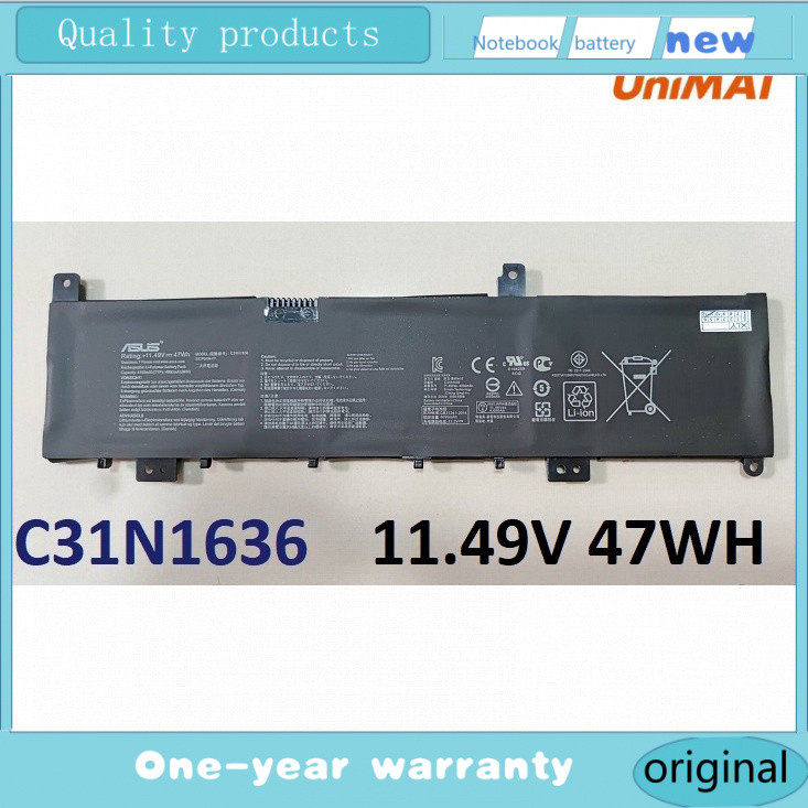 ✿BATTERY ORIGINAL ASUS แบตเตอรี่ ของแท้ ASUS M580V X580VD X580GD N580VD C31N1636 best