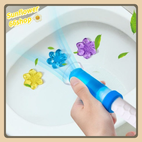 Sunflower66 เจลดับกลิ่นชักโครก เจลดับกลิ่นห้องน้ำ เจลทำความสะอาด เจลลดคราบ