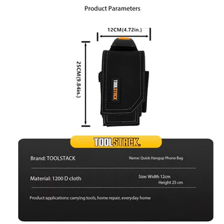 Toolstack Quick Hang กระเป๋าโทรศัพท์มือถือเครื่องมือเคสโทรศัพท์ช่างไม้ดินสอบรรจุภัณฑ์กระเป๋าเก็บเครื่องมือ