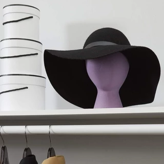 IOKHALLO หัวหุ่นโฟม, ขาตั้งโชว์วิกผมสีขาวที่มั่นคง, หัว Manikin น้ําหนักเบา