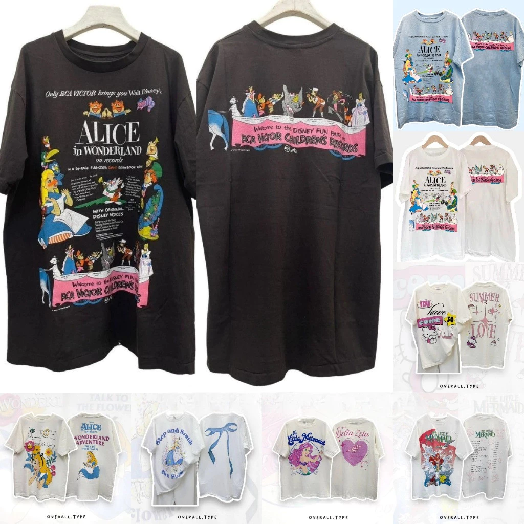 [งานเกรดพรีเมียม งานเกรด A]BOOM เสื้อยืด งานใหม่ ทำเก่า เฟดนุ่ม เสื้อยืดคอกลม พิมพ์ลายการ์ตูน